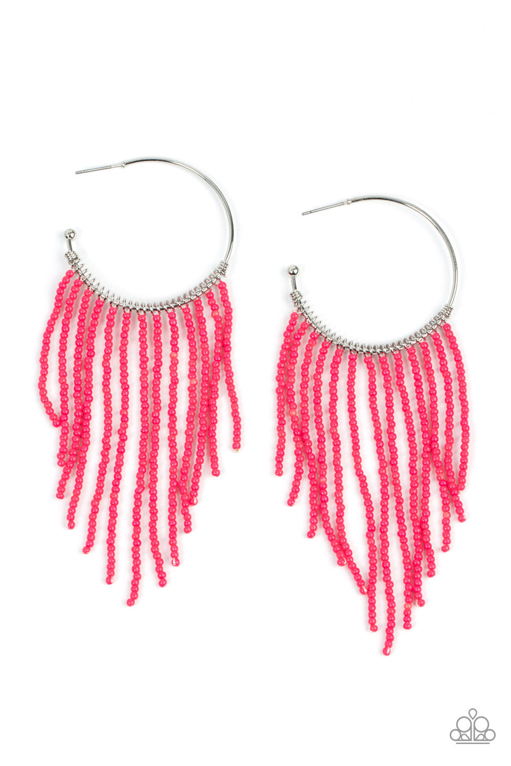 Saguaro Breeze - Pink (Seed Bead) Earring