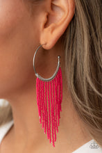 Load image into Gallery viewer, Saguaro Breeze - Pink (Seed Bead) Earring
