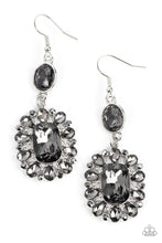 Load image into Gallery viewer, Capriciously Cosmopolitan - Silver (Smoky Gem) Earring
