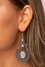 Load image into Gallery viewer, Panama Palace - Silver (Opal Grey Gem) Earring
