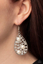 Load image into Gallery viewer, Bauble Burst - White (Pearl) Earring
