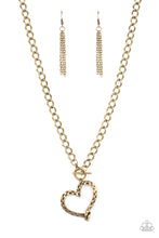 Load image into Gallery viewer, Reimagined Romance - Brass (Heart) Necklace
