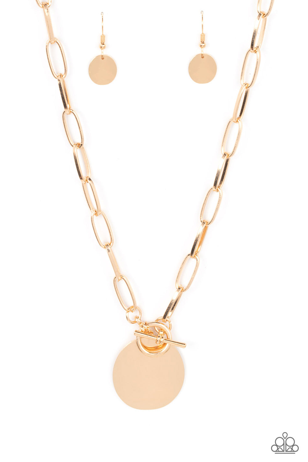 Tag Out - Gold Necklace
