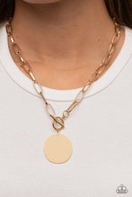 Load image into Gallery viewer, Tag Out - Gold Necklace
