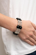 Load image into Gallery viewer, Timelessly Tea Party - Black Bracelet

