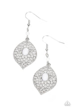 Load image into Gallery viewer, Perky Perennial - White Earrings
