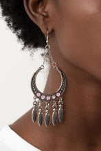 Load image into Gallery viewer, Day to DAYDREAM - Pink (Opal Rhinestone) Earring
