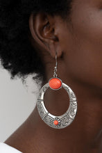 Load image into Gallery viewer, Garden Glyphs - Orange Earring
