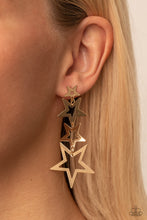 Load image into Gallery viewer, Superstar Crescendo - Gold (Star) Earring
