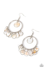 Load image into Gallery viewer, Cabana Charm - White (Shell-Like Discs) Earring
