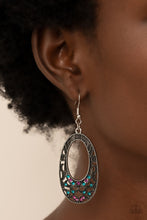 Load image into Gallery viewer, Colorfully Moon Child - Multi (Rhinestones) Earring
