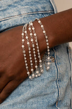 Load image into Gallery viewer, Experienced in Elegance - White (Rhinestone) Bracelet
