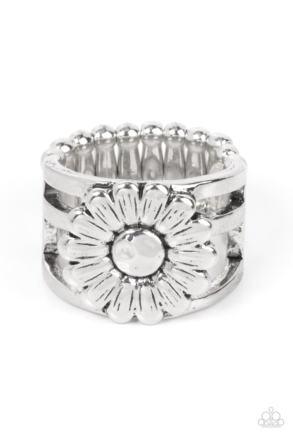 Roadside Daisies - Silver (Daisy Bloom) Ring