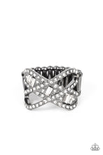 Load image into Gallery viewer, Triple Threat Twinkle - Black (Gunmetal) Ring
