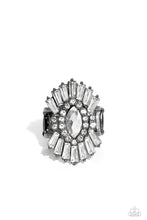 Load image into Gallery viewer, Daringly Deco - Black (Gunmetal) Ring

