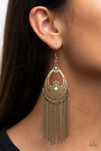 Load image into Gallery viewer, Castle Cottage - Brass Earring

