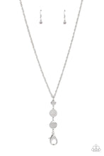 Load image into Gallery viewer, Positively Planetary - White (Rhinestone) Necklace
