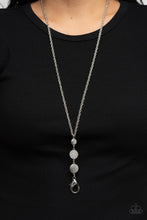 Load image into Gallery viewer, Positively Planetary - White (Rhinestone) Necklace
