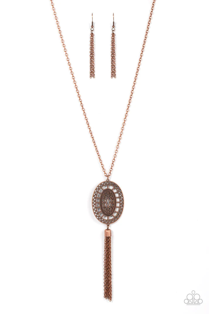 Whimsically Wistful - Copper Necklace