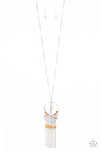 Load image into Gallery viewer, Dancing Dreamcatcher - Orange Necklace
