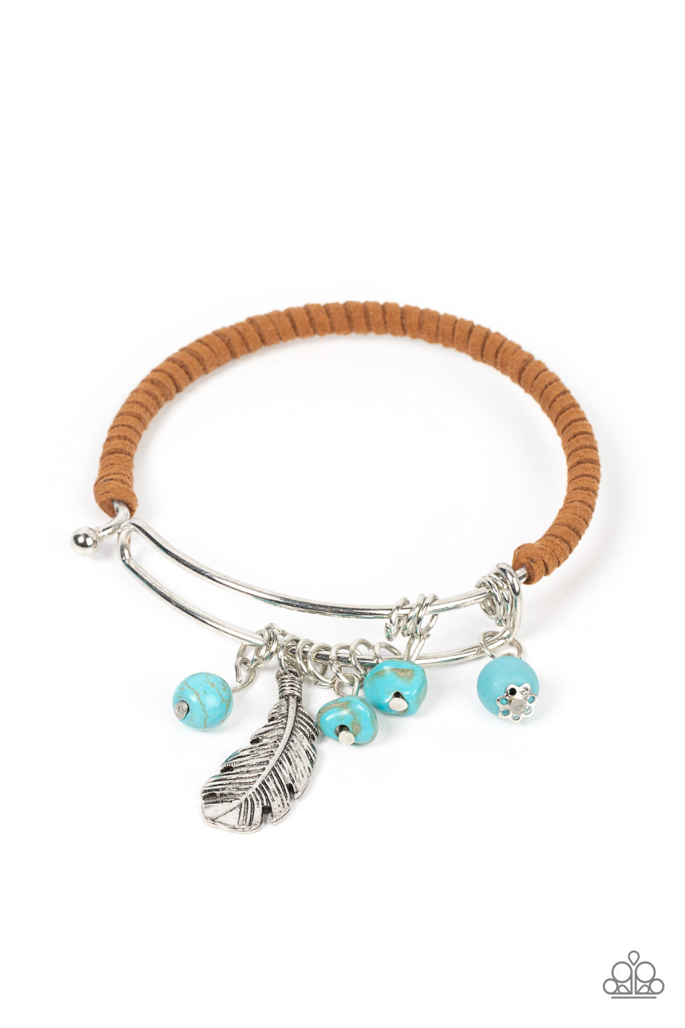 Running a-FOWL - Blue bracelet