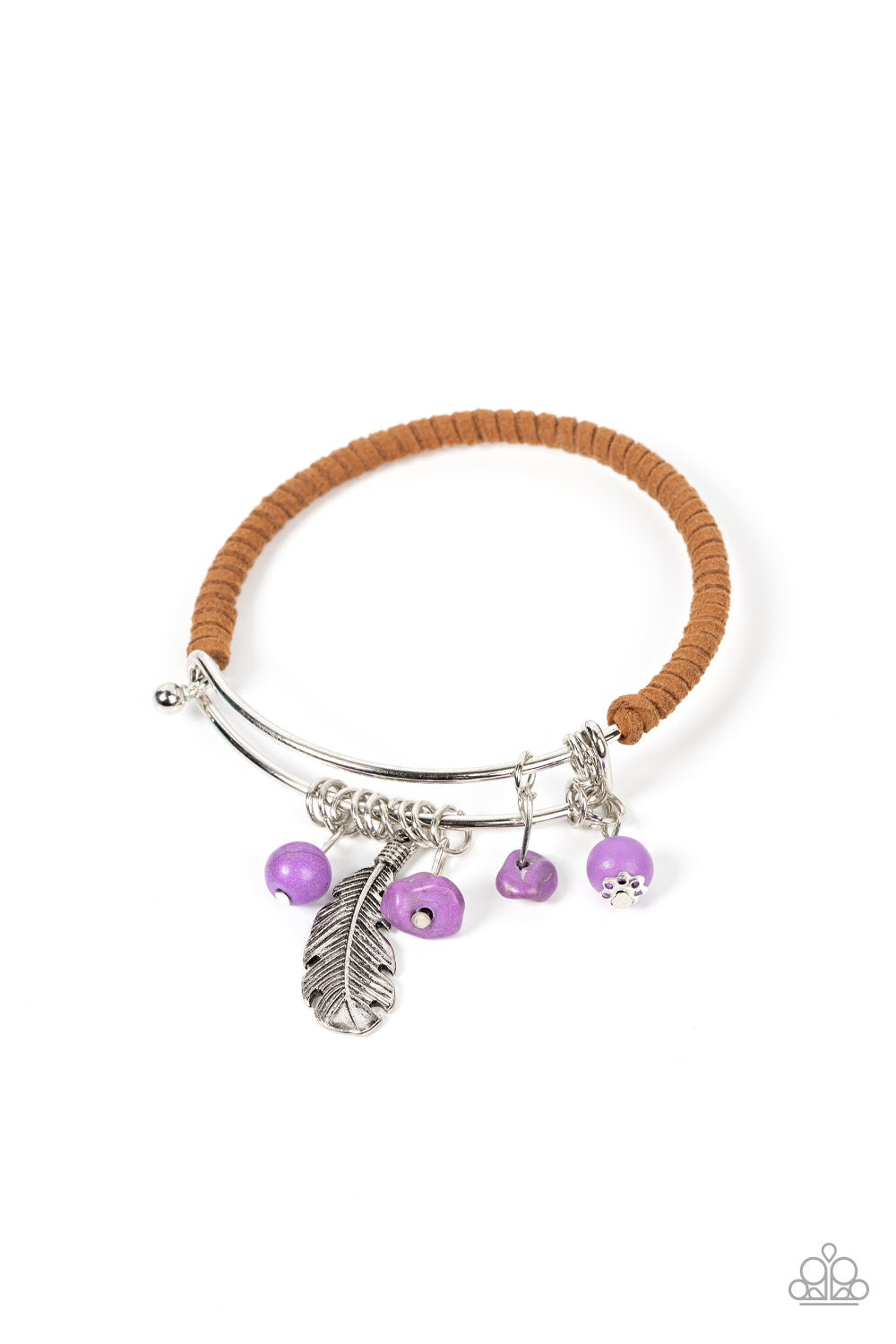 Running a-FOWL - Purple Bracelet