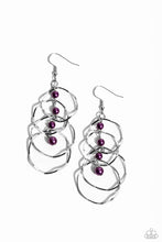 Load image into Gallery viewer, Pearl Palooza - Purple (Plum Pearl) Earring
