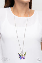 Load image into Gallery viewer, The Social Butterfly Effect - Multi (Iridescent) Necklace
