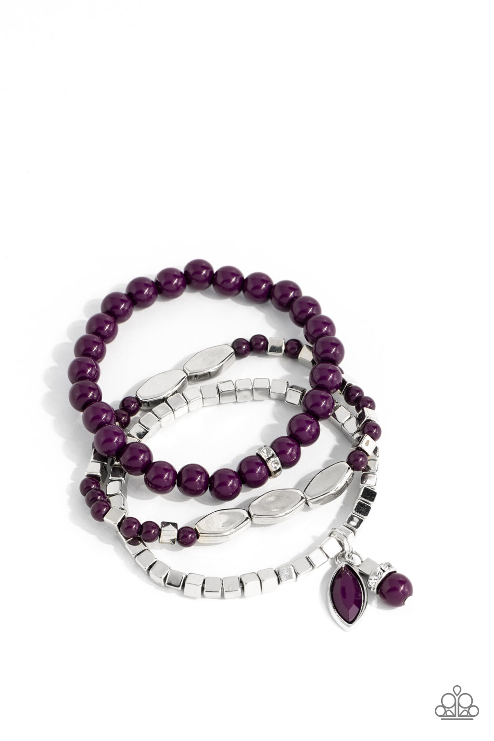 Redefined Romance - Purple Bracelet