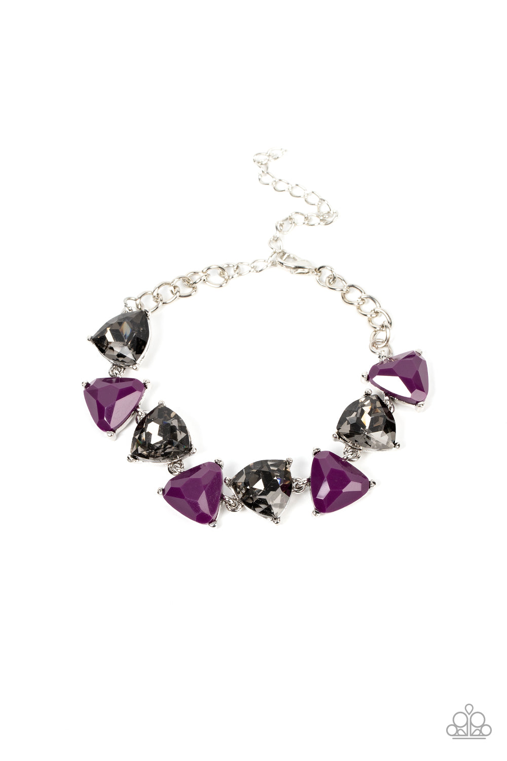 Pumped up Prisms - Purple Bracelet