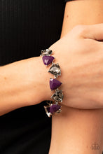 Load image into Gallery viewer, Pumped up Prisms - Purple Bracelet
