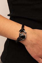 Load image into Gallery viewer, Keep Your Distance - Black Bracelet

