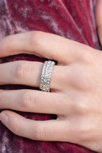 Load image into Gallery viewer, BLING of the Ball - White (Rhinestone) Ring (FFA-0222)
