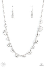 Load image into Gallery viewer, Hands Off the Crown! - White (Rhinestone) Necklace (FFA-0222)

