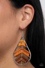 Load image into Gallery viewer, Nice Threads - Orange Earring
