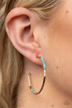 Load image into Gallery viewer, Joshua Tree Tourist - Brass Hoop Earring
