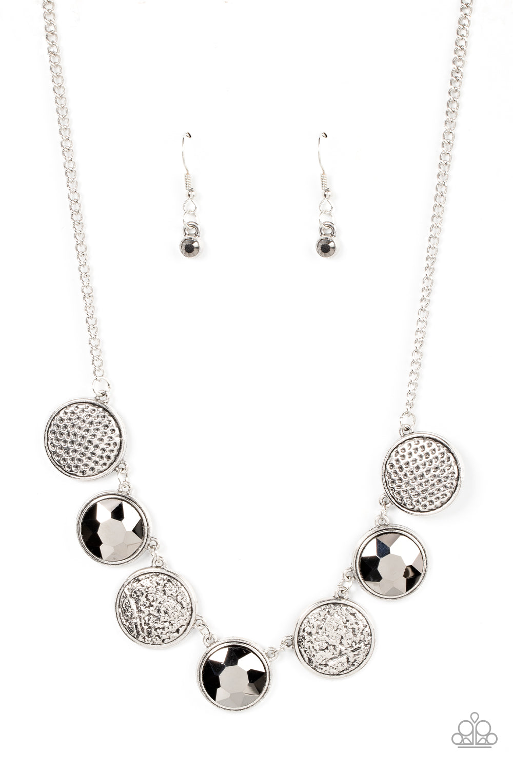 Urban Elite - Silver (Hematite Rhinestone) Necklace