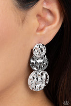 Load image into Gallery viewer, Triple Threat Texture - Multi Post Earring
