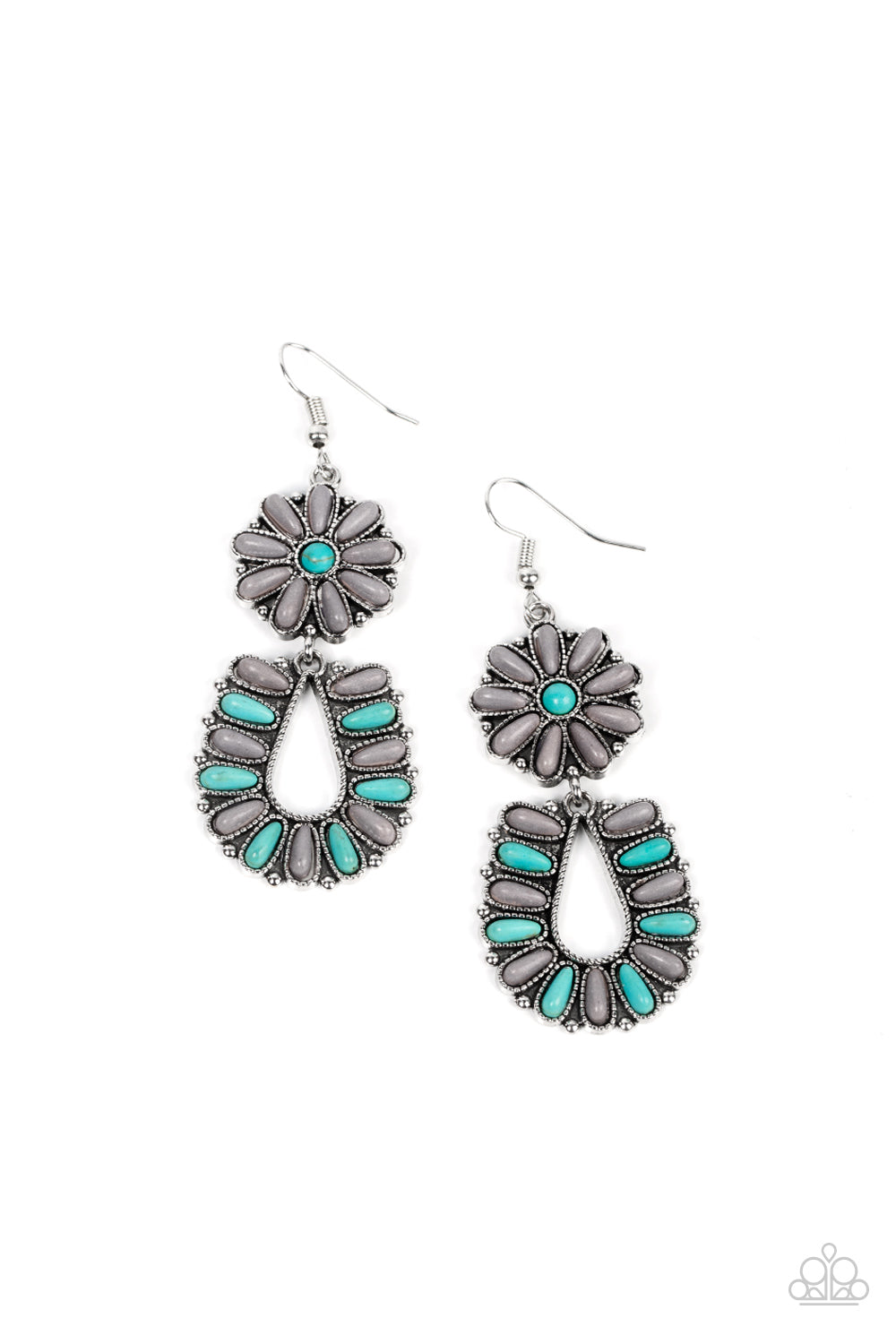 Badlands Eden - Silver (Turquoise) Earring