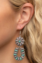 Load image into Gallery viewer, Badlands Eden - Silver (Turquoise) Earring
