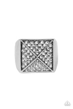 Load image into Gallery viewer, Pyramidal Powerhouse - White (Men&#39;s) Ring
