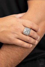 Load image into Gallery viewer, Pyramidal Powerhouse - White (Men&#39;s) Ring
