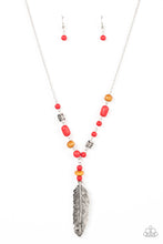 Load image into Gallery viewer, Watch Me Fly - Red Necklace
