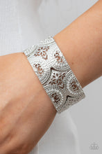 Load image into Gallery viewer, Wheeling and Dealing - White (Rhinestone) Bracelet
