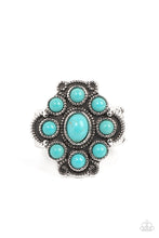 Load image into Gallery viewer, Santa Fe Fantasy - Blue (Turquoise) Ring
