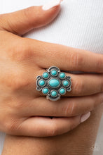 Load image into Gallery viewer, Santa Fe Fantasy - Blue (Turquoise) Ring
