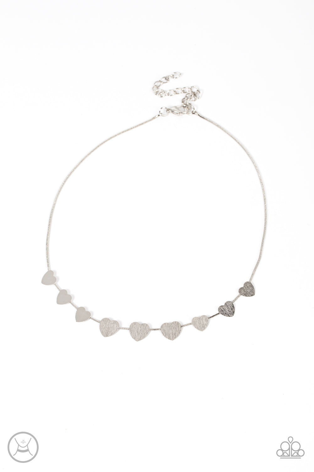 Dainty Desire - Silver (Heart) Necklace freeshipping - JewLz4u Gemstone Gallery