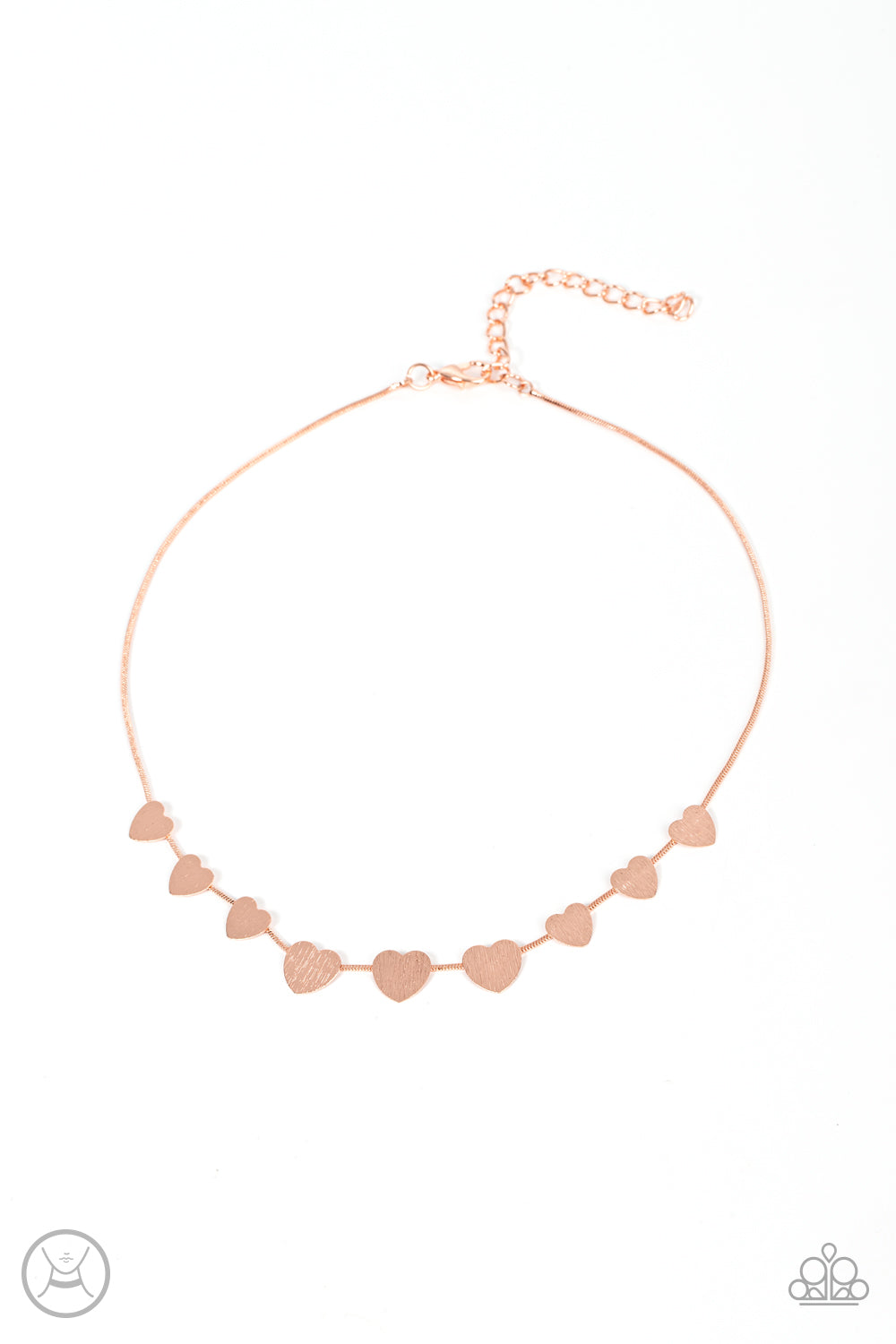 Dainty Desire - Copper (Heart) Necklace freeshipping - JewLz4u Gemstone Gallery