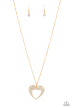 Load image into Gallery viewer, Cupid Charisma - Gold (Heart) Necklace freeshipping - JewLz4u Gemstone Gallery
