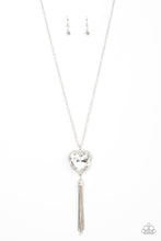 Load image into Gallery viewer, Finding My Forever - White (Heart Rhinestone) Necklace freeshipping - JewLz4u Gemstone Gallery
